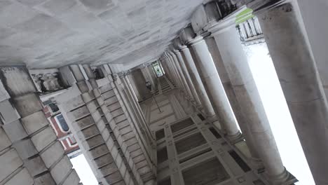 Colonnade-At-Old-Royal-Naval-College-In-Greenwich