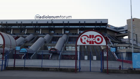 Milan,-Italy---march-3-2022---external-view-of-the-arena-Mediolanum-Forum-in-Assago-Milan