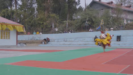 This-is-traditional-Buddhist-festival-held-every-year-in-pedong-monastery