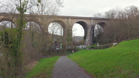 Historic-Viaduct-Of-Clecy-Commune-In-Normandy,-France