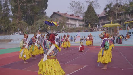 This-is-traditional-Buddhist-festival-held-every-year-in-pedong-monastery