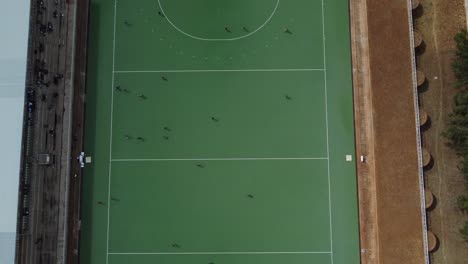 Drone-video-of-Khumalo-Hockey-Stadium-in-Bulawayo,-Zimbabwe