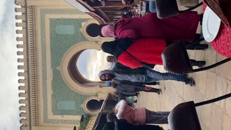 Vertical,-Old-Medina-Souk-in-Fez-crowded-with-Moroccan-People