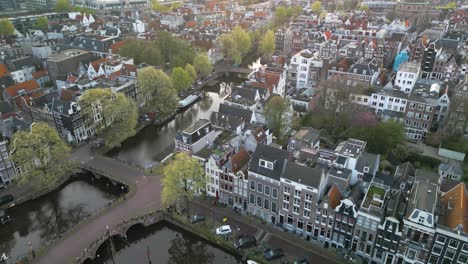 Incredible-Aerial-View-of-Iconic-Canals-and-Bridges-in-Amsterdam