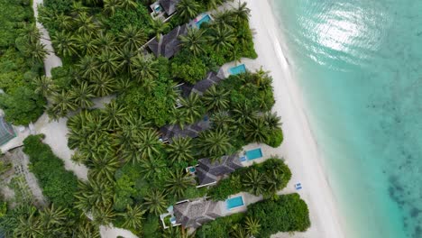 Bird-Eye-View-of-Holiday-Villas-on-the-Tropical-Island