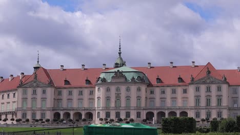 Exterior-of-Fasada-Saską-from-1740–1747,-Royal-Castle,-Warsaw,-Poland,-representing-architecture,-travel,-and-exploration-concepts