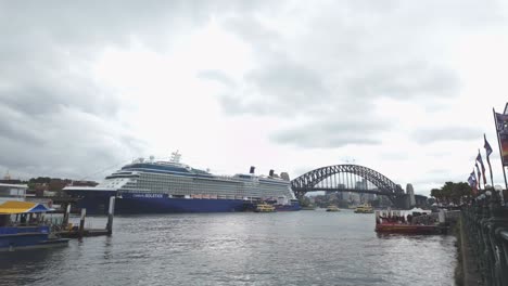 Hafen-Von-Sydney-An-Einem-Bewölkten-Tag