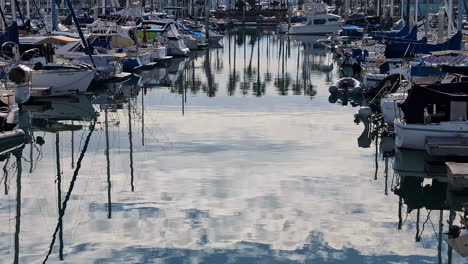 View-of-basin-one-at-Redondo-King-Harbor-Yacht-Club,-California