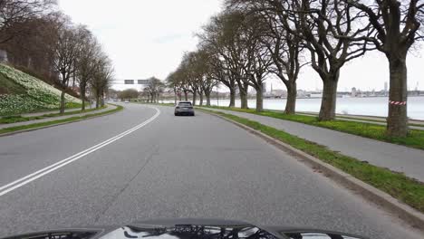 POV-Aufnahmen-Einer-Fahrt-Durch-Die-Straßen-Von-Aaurhus