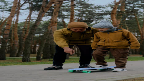 Kid-on-skateboard