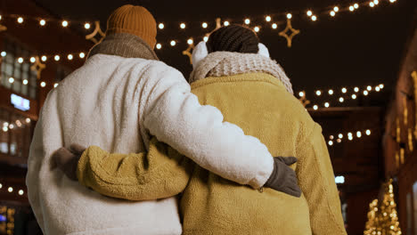 Black-couple-walking-together