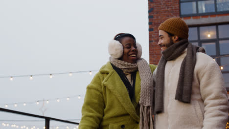 Black-couple-walking-together