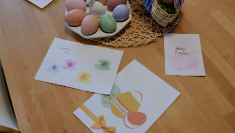 Easter-cards-on-the-table