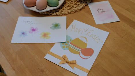 Easter-cards-on-the-table