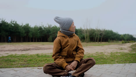 Boy-smiling-at-camera