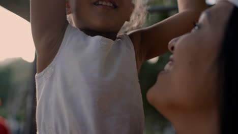 Girl-climbing-in-playground