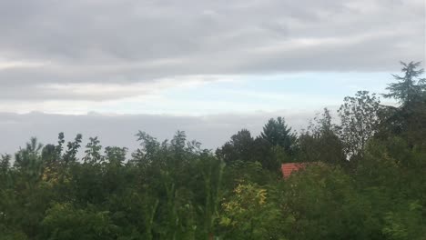 Cloudy-countryside-landscape-of-Serbian-village