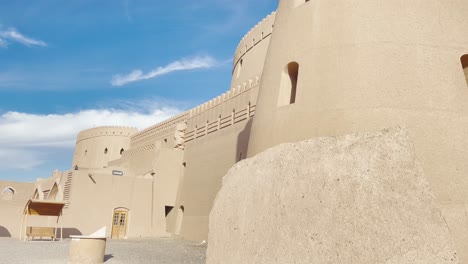 Illuminated-Bam-Citadel:-Brief-footage-of-Iran's-Bam-Citadel,-highlighted-by-natural-sunlight