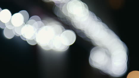 Bokeh-Lichter-Im-Dunklen-Hintergrund---Nahaufnahme