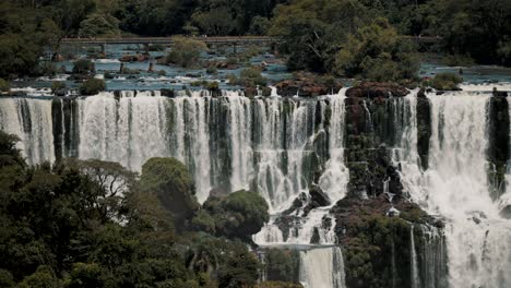 Spectacular-Waterfalls-In-The-World---Iguazu-Falls-In-Argentina---Brazil-Border,-South-America