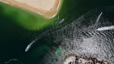Aerial-glimpses-of-Cacaluta-Bay,-Huatulco,-Oaxaca,-Taken-with-drones