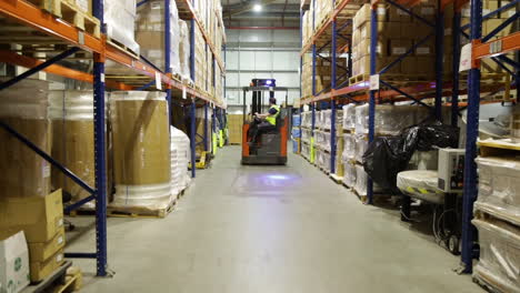 Forklift-Driving-In-A-Distribution-Warehouse-Facility