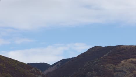 Beautiful-time-lapse-of-hills-in-the-Balkan-Mountains,-in-Bulgaria