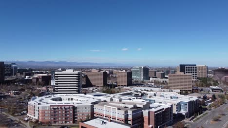 Vista-Aérea-Del-Centro-Tecnológico-De-Denver-Y-El-Horizonte-Montañoso