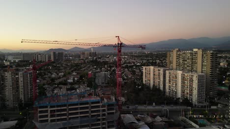 Corral-Estructural-Para-Construir-Edificaciones-En-La-Comuna-De-Florida,-Región-Metropolitana,-País-Chile