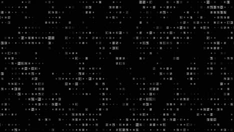 Binärcode-In-Zahlen,-HUD-UI-Bildschirm,-Technologischer-VJ-Loop-Hintergrund,-4k