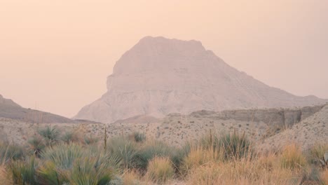 Shot-of-beautiful-mountains-of-Balochistan-during-sunset-in-Pakistan