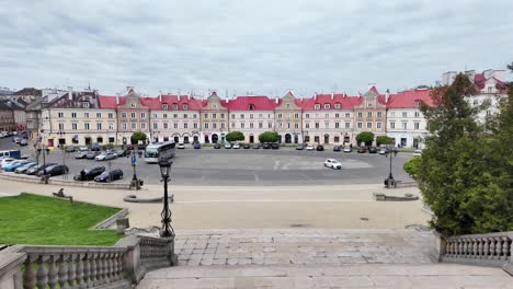 Old-Castle-Square-in-Lublin-City,-is-a-historic-place