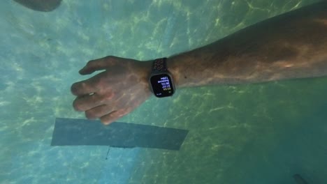 View-Of-Apple-Watch-Ultra-2-Underwater-In-Swimming-Pool