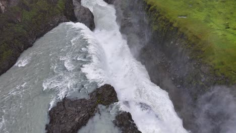 Gullfoss-Wasserfall,-Island