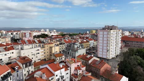 Drone-shooting-static-over-Lisbon