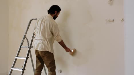 Personalizar-La-Decoración-De-La-Pintura-De-La-Pared-Con-Cal