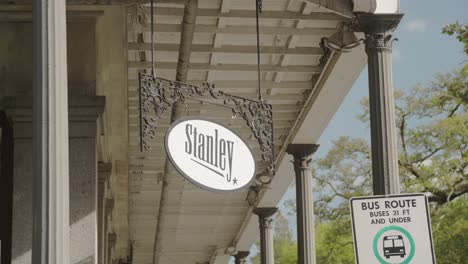 Historisches-Stanley-Restaurant-Schild-Tag-Außen