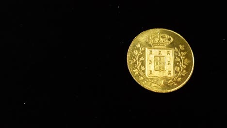 Gold-Coin-in-Black-Background-04