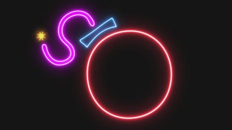 A-neon-sign-featuring-a-large-cartoon-style-bomb-with-a-lit-fuse-and-a-bright-sparkle,-exuding-Vaporwave-vibes