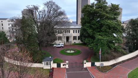 Virginia-Executive-Mansion-Auf-Dem-Capitol-Gelände-In-Der-Innenstadt-Von-Richmond,-VA