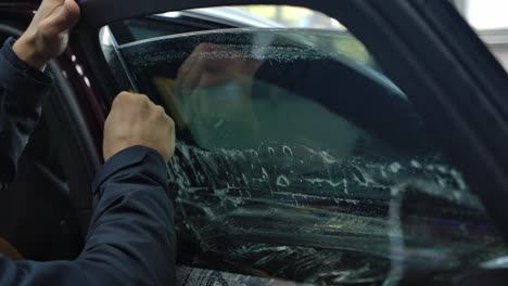 Handlicher-Abzieher-Autoglasfenster-Wasser--Und-Seifenschaber