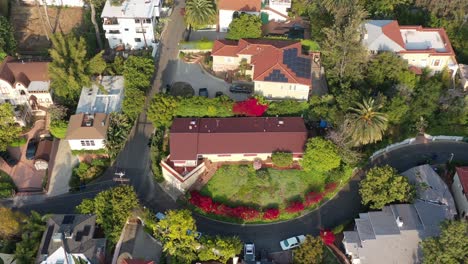 Homes-in-the-Hollywood-Hills---Aerial-View