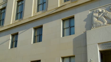 Una-Entrada-Sur-De-La-Comisión-Federal-De-Comercio-En-Washington-Dc