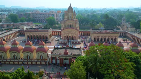 Vista-Aérea-Del-Templo-Dakshineswar-Kali