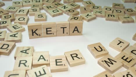 Male-hand-forms-drug-word-KETAMINE-with-Scrabble-tile-letters-on-table