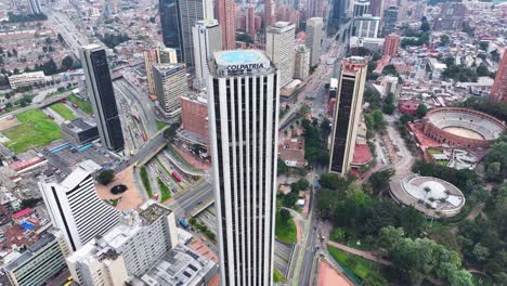 Colpatria-Turm-In-Bogota-In-Der-Bezirkshauptstadt-Kolumbiens