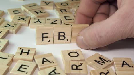 Among-assorted-Scrabble-letter-tiles,-US-Govt-acronym-FBI-is-formed