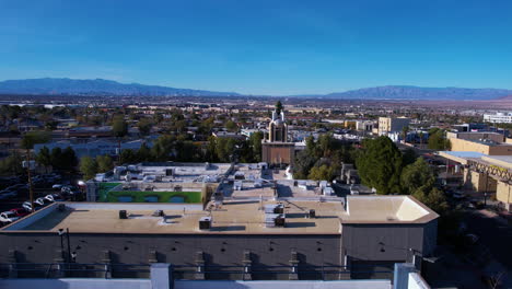 Henderson-NV-USA,-Aerial-View-of-Emerald-Island-Casino-Building,-Establishing-Drone-Shot
