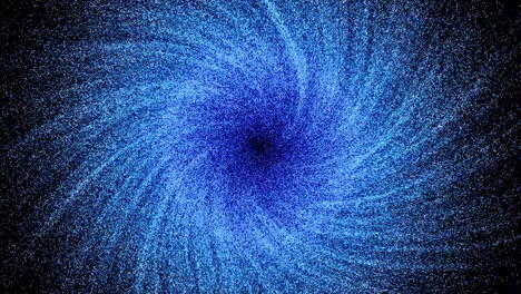 Visuelle-Effekte,-VFX,-Blaue-Energiekugel-Galaxie-Auf-Schwarzem-Hintergrund,-3D-Animation