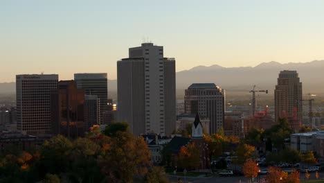 LDS-Church-Office-Building-|-Key-Bank-Tower-|-99-West-City-Creek-Condominium-Tower-|-Skyline-Salt-Lake-City-Partial-View